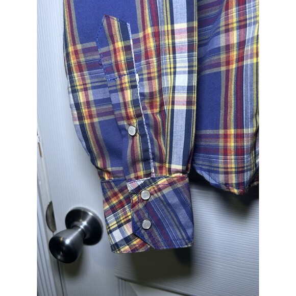 El General Western Wear Men’s Paid Embroidered Pearl Snap Button Up Size Large - Picture 2 of 5